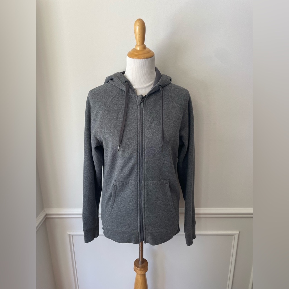 Dark Gray Zip-Up Hoodie